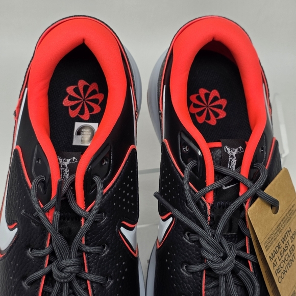 Nike Air Zoom Victory Pro 3 Men Sz 10.5 Leather Golf Shoes Black Red DV6800-005 main image 10